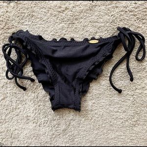 NEW Luli Fama Ruched Bikini Bottom